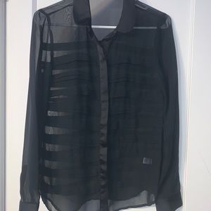 Sheer button up